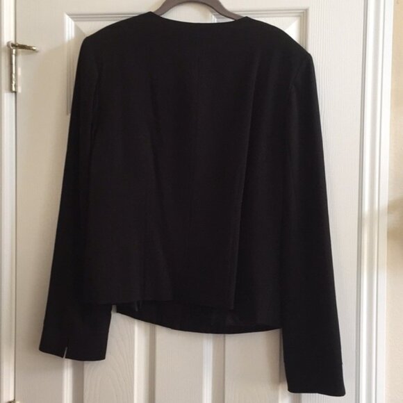 Francess Rita Black Buttoned Dress Jacket - Picture 6 of 8